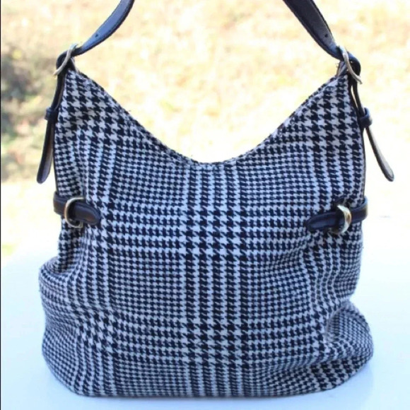Talbots houndstooth hobo bag - Picture 4 of 8